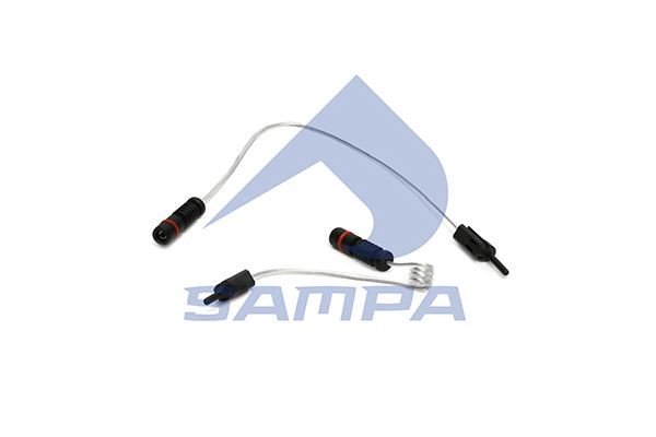 SAMPA Waarschuwingscontact, remvoering- / blokslijtage 206.381A Remblokslijtage indicator SAMPA CHEVROLET 206.381A