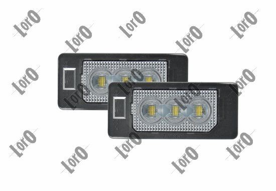 ABAKUS Nummerpladelys L04-210-0010LED L04-210-0010LED Nummerpladelygte BMW X1 ABAKUS