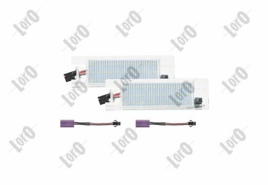 Nummerpladelys ABAKUS L37-210-0003LED ABAKUS L37-210-0003LED Nummerpladelygte OPEL MERIVA 2012