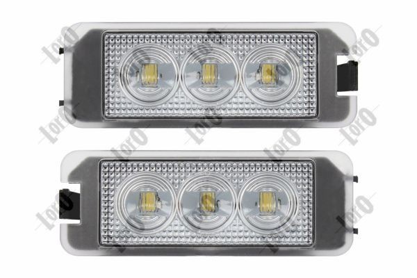 Nummerskyltsbelysning ABAKUS L53-210-0006LED ABAKUS L53-210-0006LED Nummerplåtsbelysning SEAT IBIZA 2019