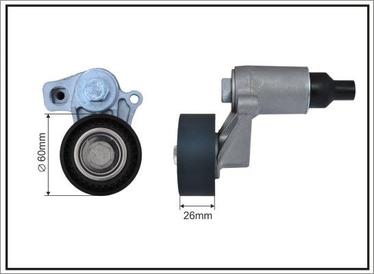 CAFFARO Braccio tenditore, Cinghia Poly-V 100399SP 100399SP costo Tenditore cinghia servizi NISSAN TIIDA CAFFARO