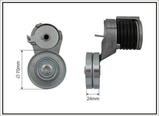 CAFFARO Tensioner Lever, v-ribbed belt 106699SP 106699SP CAFFARO drive belt tensioner FORD TOURNEO CONNECT