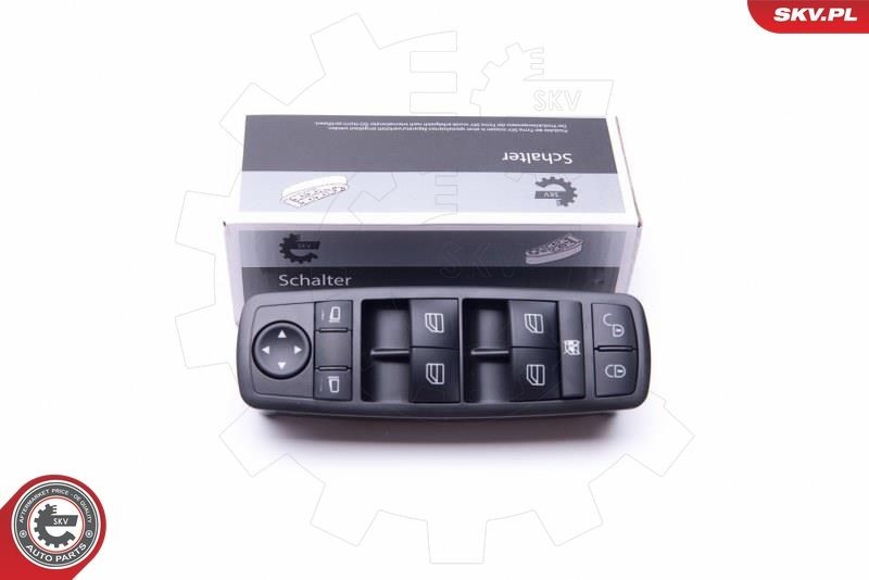 Interruptor, elevadores dos vidros ESEN SKV 37SKV075 ESEN SKV 37SKV075: Botão de vidro elétrico Mercedes Classe B 2005