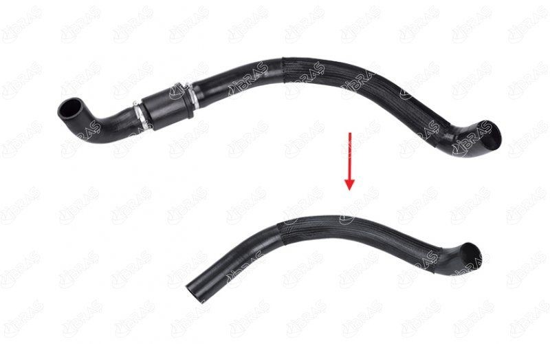 IBRAS Tubo flexível do ar de sobrealimentação 19665 IBRAS 19665 Tubo turbinas Ford Transit V363 originais preço