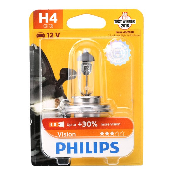 PHILIPS Pære, fjernlys 12342PRB1 Pære til forlygte PHILIPS Chevrolet AVEO Vision 12342PRB1