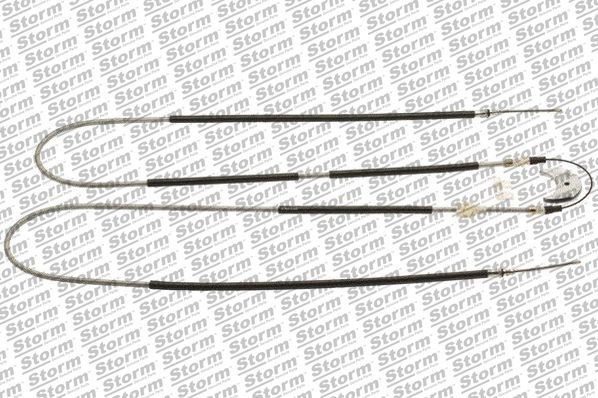 STORM QUALITY PARTS Tautrekk, håndbremse 450410 Bremsekabel FORD STORM QUALITY PARTS 450410