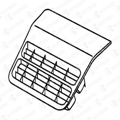 COVIND Radiator Grille 038/141 Mercedes SL COVIND radiator grille 038141