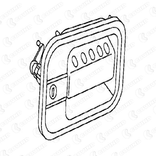 COVIND Λαβή πόρτας 060/154 Λαβή πόρτας COVIND Nissan PRIMERA 060/154