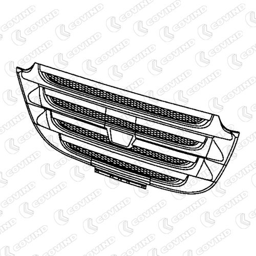 COVIND Grelha de ventilador, pára-choques CF6/150 CF6/150 COVIND Grelha do pára-choques Ford USA baratos