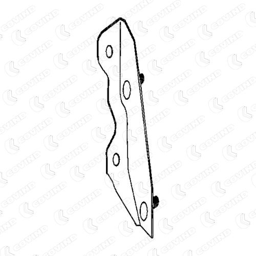 COVIND Holder, støtfanger 038/ 98 038/ 98 Støtfanger holder PEUGEOT 508 COVIND