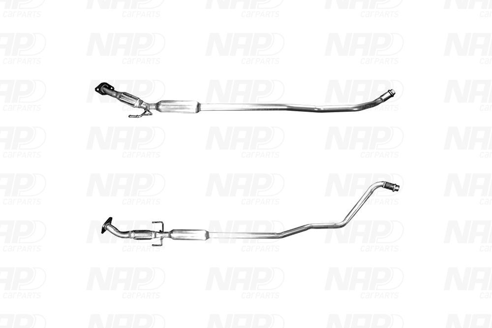 Heitgaasitoru NAP carparts CAC10452 NAP carparts CAC10452 Väljalasketoru HYUNDAI i10 2010