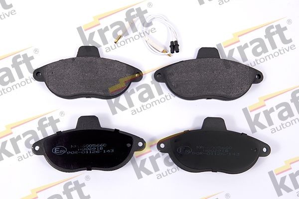 KRAFT Pastilhas de travão 6005660 preço Jogo de pastilhas de travão Fiat 220L 6005660 KRAFT