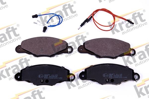 KRAFT Kit pastiglie freni 6006026 KRAFT 6006026 Kit pastiglie freni CITROЁN Xantia Hatchback (X1, X2) 2.1 Turbo D 12V 109 CV 1995