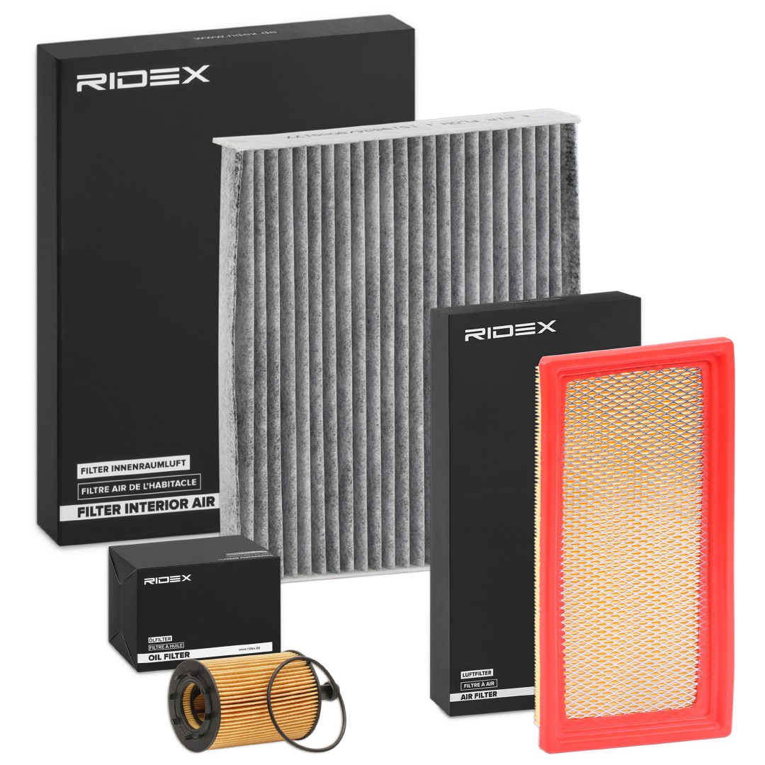 RIDEX Filtersett 4055F19496 Filtersett RIDEX CHARGER 4055F19496 billige