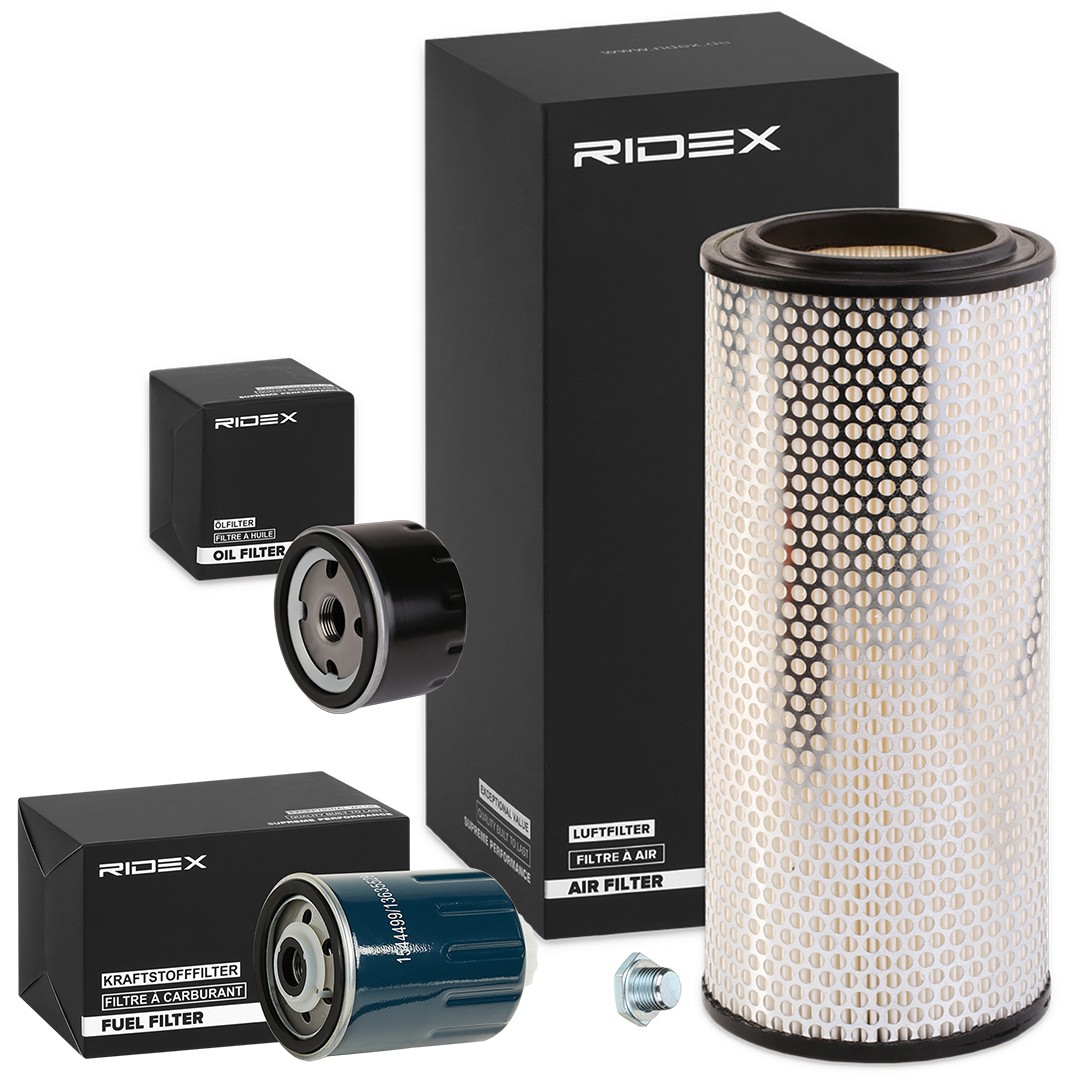 RIDEX Kit de filtros 4055F24242 Elemento de filtro JEEP RIDEX 4055F24242