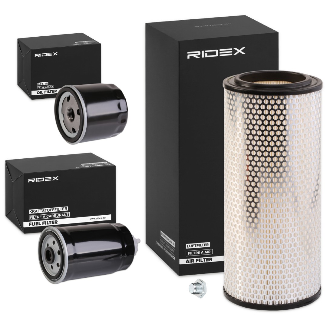 RIDEX Kit de filtros 4055F24708 Elemento de filtro RIDEX JEEP 4055F24708
