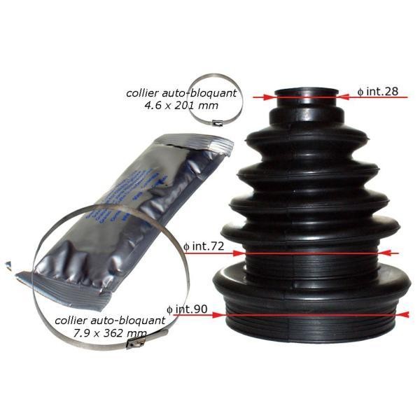 PLANET TECH Putekļusargu komplekts, Piedziņas vārpsta PL7103 PL7103 Pusass putekļu gumijas TOYOTA AURIS PLANET TECH