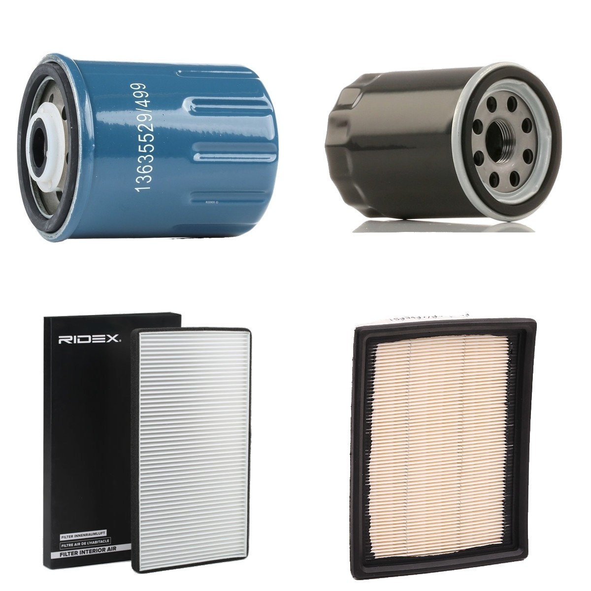 RIDEX Filtersett 4055F25840 4055F25840 RIDEX Filtersett Chevrolet billige