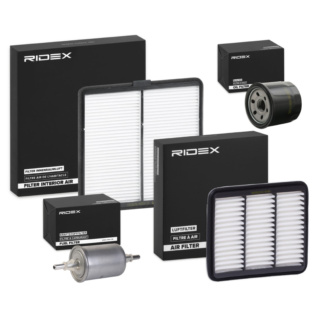 RIDEX Σετ φίλτρων 4055F27557 Σετ φίλτρων CHEVROLET RIDEX 4055F27557