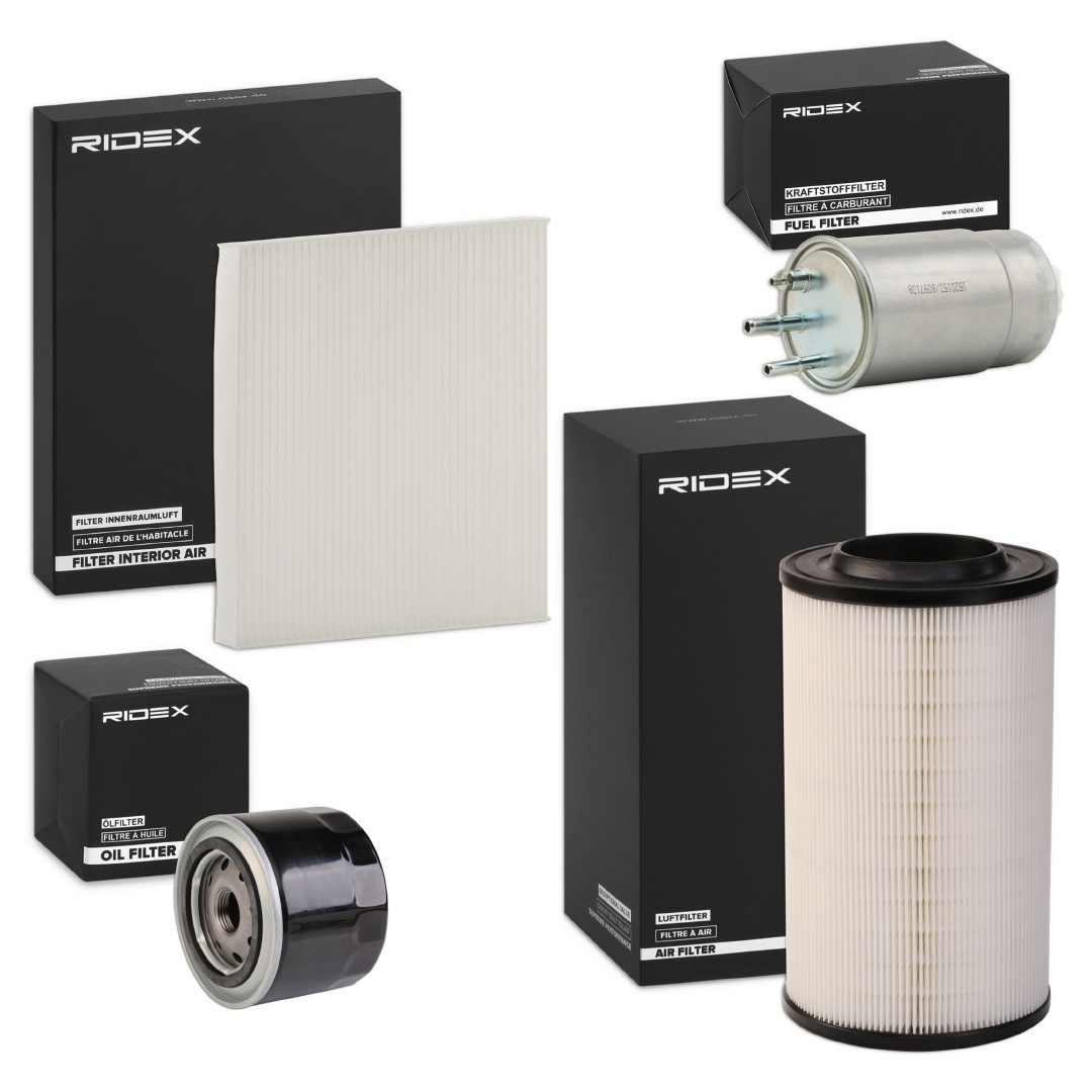 RIDEX Filter kit 4055F27883 4055F27883 Servicekit og filtersæt RIDEX LANCIA DELTA