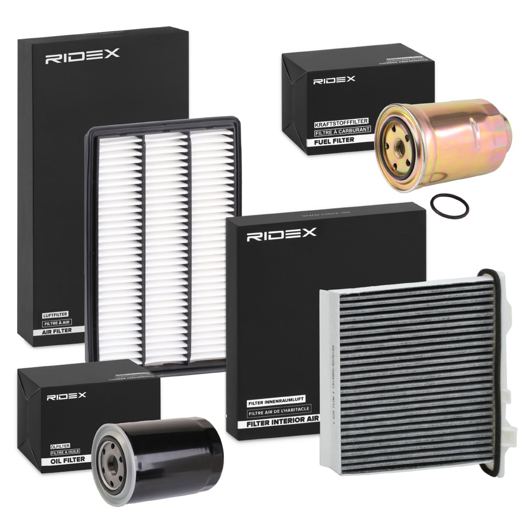 RIDEX Suodatinsarja 4055F28934 4055F28934 RIDEX Suodatinsarja MITSUBISHI PAJERO