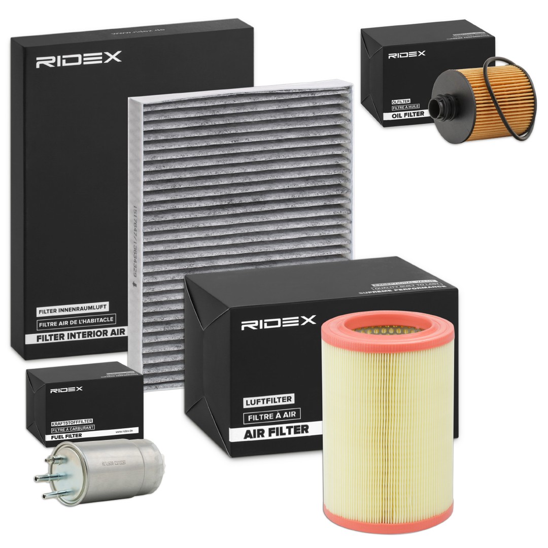 RIDEX Filter - Sada 4055F29128 Filter - sada RIDEX Alfa Romeo GIULIETTA 4055F29128
