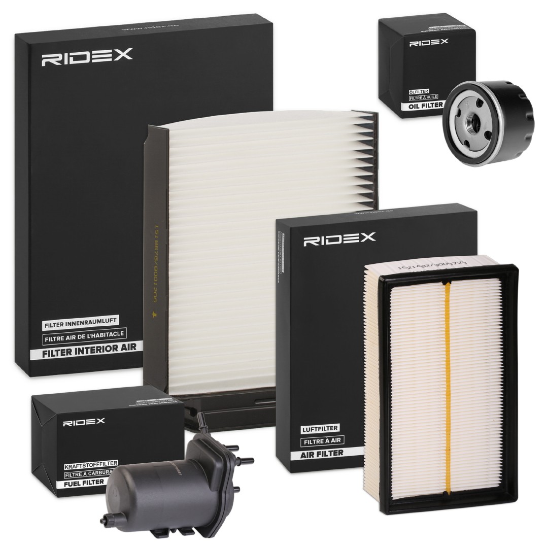 RIDEX Filter - Sada 4055F30379 Filter - sada RIDEX Nissan X-TRAIL 4055F30379