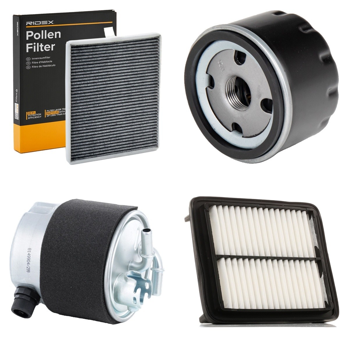 RIDEX Filtrs-Komplekts 4055F30417 Filtrs-komplekts RIDEX SJ 413 4055F30417 lēti