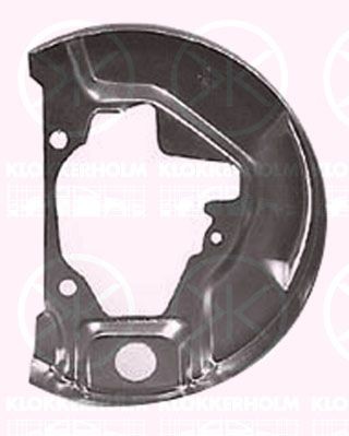KLOKKERHOLM Ankerblech 2020377 Bremsscheiben-Blech KLOKKERHOLM Fiat 128 2020377