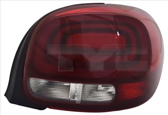 Bakljus TYC 11-15071-01-2 TYC 11-15071-01-2: Baklykta Citroen C3 2020