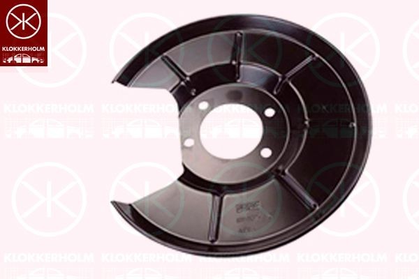 Chapa deflectora, disco de travão KLOKKERHOLM 9022877 KLOKKERHOLM 9022877 Defletor do discos de travão VOLVO S80 2016