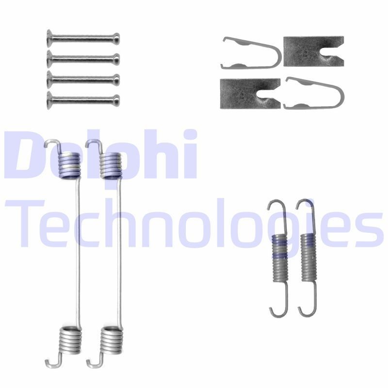 DELPHI Kit d'accessoires, mâchoire de frein LY1431 DELPHI LY1431 Kit d'accessoires mâchoires de frein FIAT 500e à un prix avantageux