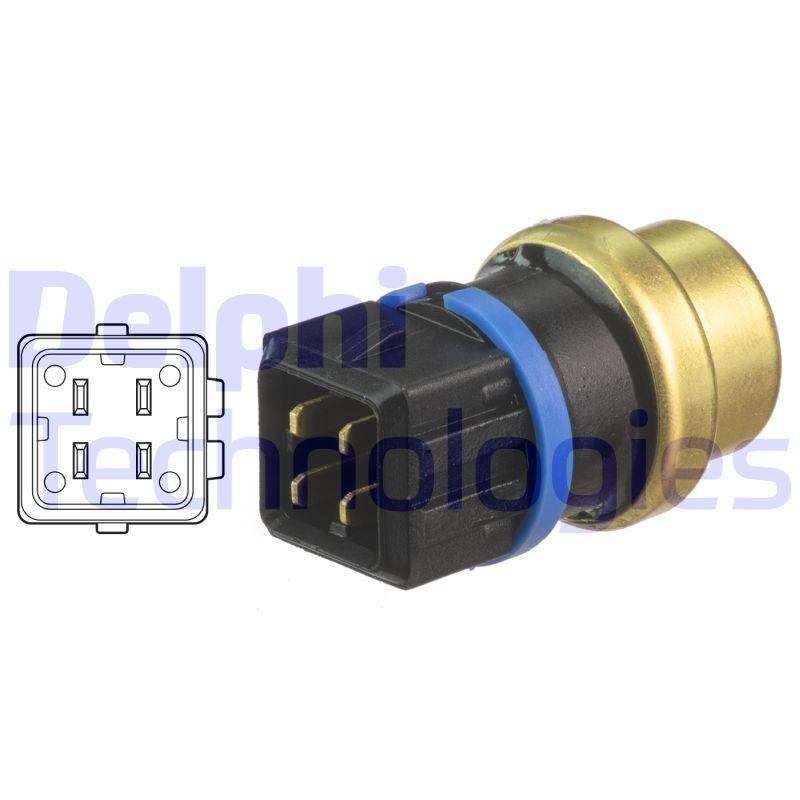 Sensor, indsugningstemp. DELPHI TS10516 DELPHI TS10516 Temperaturføler Renault TRAFIC 2000