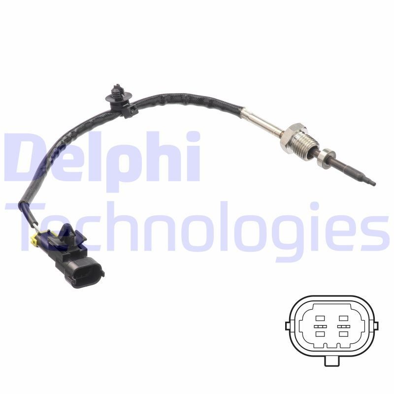 DELPHI Αισθητήρας, θερμοκρασία καυσαερίων TS30204 Αισθητήρας θερμοκρασία καυσαερίων Chevrolet J300 TS30204 DELPHI