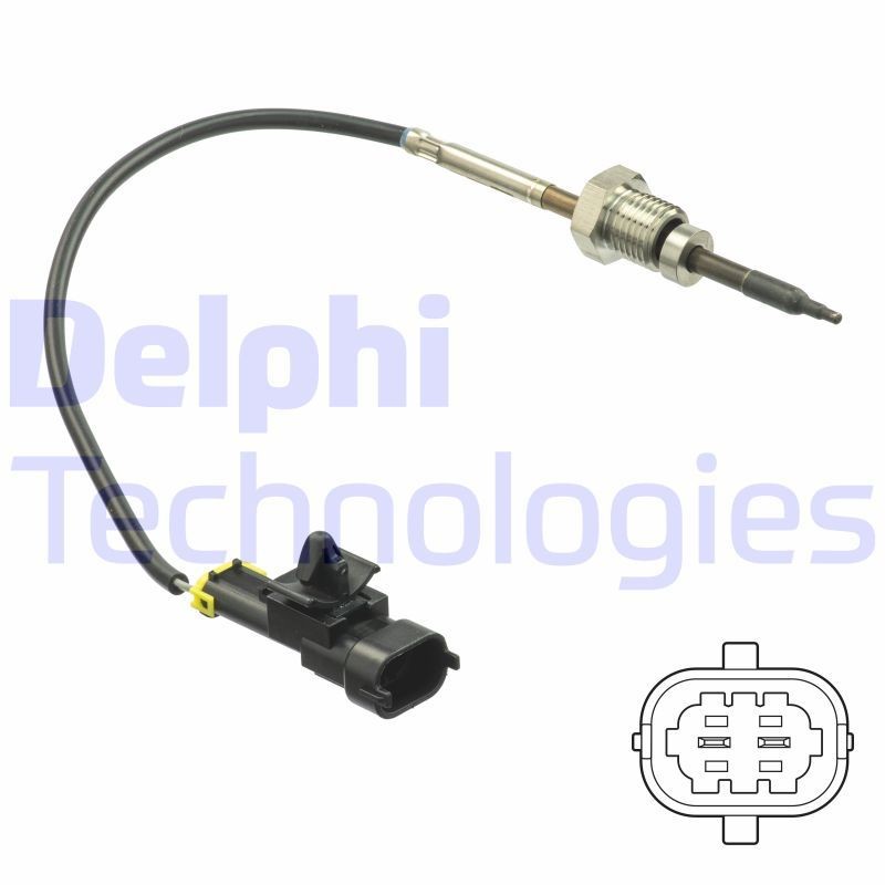 DELPHI Sensor, eksostemperatur TS30205 Temperatursensor DELPHI Chevrolet CAMARO TS30205