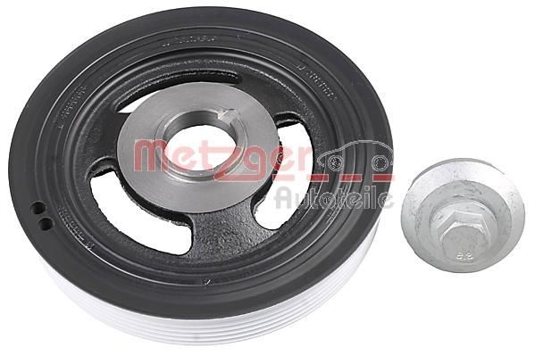 METZGER Remskive, krumtapaksel 6400098 METZGER 6400098 Fiesta Mk7 Remskive krumtapaksel originale pris