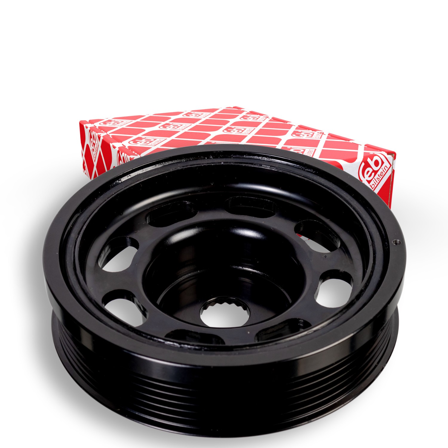 FEBI BILSTEIN Remskive, krumtapaksel 174668 FEBI BILSTEIN 174668 Remskive til krumtapaksel Seat Leon 5f1 billig