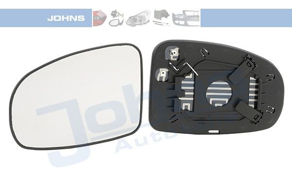 Spoguļstikls, Ārējais atpakaļskata spogulis JOHNS 81 27 37-81 JOHNS 81 27 37-81: Spoguļstikls Toyota AVENSIS 2011