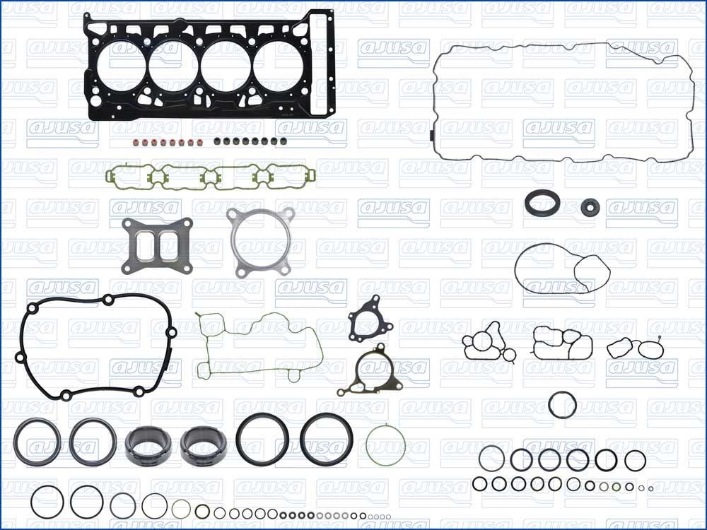 AJUSA Tetnings helsett, motor 50504400 AJUSA 50504400 Tetningssett veivhus Audi A4 B9 Allroad originale pris