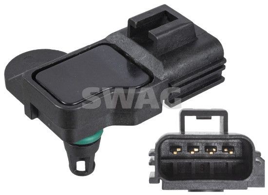 SWAG Sensor, pressão de sobrealimentação 33 10 2207 Sensor de pressão de sobrealimentação SWAG YETI 33 10 2207 baratos