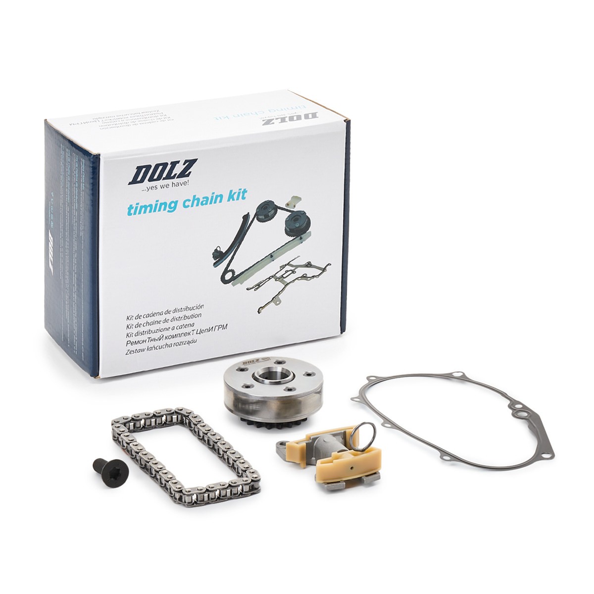 Kit de distribuição DOLZ SKCA005V DOLZ SKCA005V Kit para distribuição por corrente VW GOLF 2010