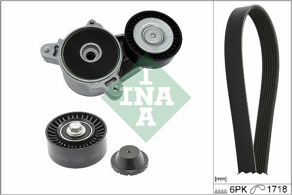INA Keilrippenriemensatz 529 0515 10 INA 529 0515 10 Keilrippenriemensatz JEEP Cherokee II (XJ) 4.0 i 4x4 178 PS 1997
