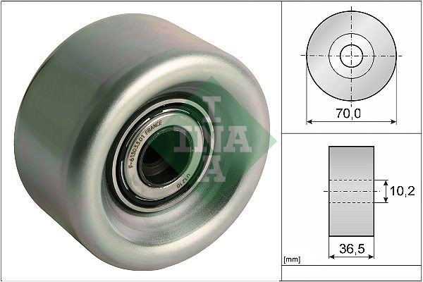 INA Styrrulle, drivrem 532 0918 10 532 0918 10 INA löprulle drivrem Mercedes GLK