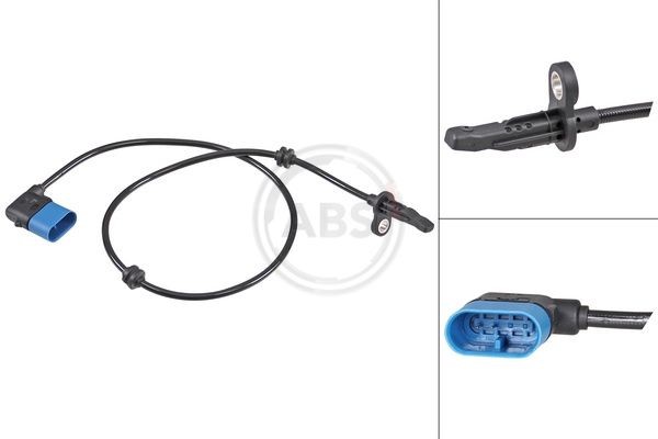 A.B.S. Wielsnelheidssensor (ABS) 32033 A.B.S. 32033 Rem, sensor Mercedes W222 goedkoop