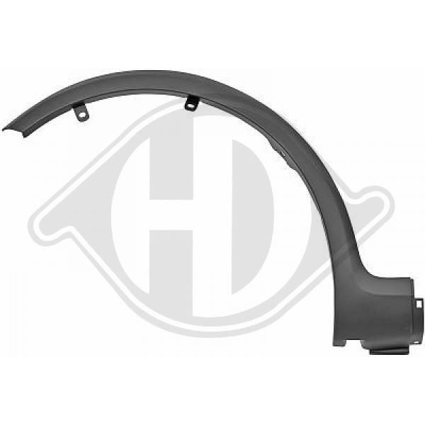 DIEDERICHS Alargamento, guarda-lamas 6445863 DIEDERICHS 6445863 Alargamento, guarda-lamas FIAT Doblo I Cargo (223) 1.6 Natural Power (223WXD1A) 92 cv 2007
