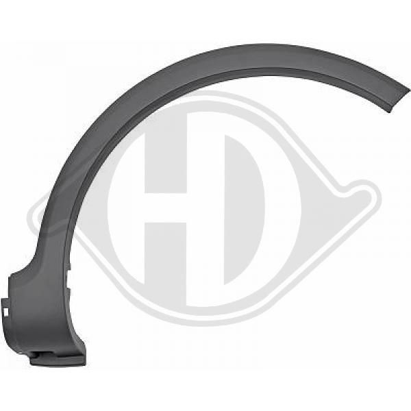 DIEDERICHS Utvidelse skvettskjerm 6445867 DIEDERICHS 6445867 Skjermbreddere Fiat Seicento 187 billige