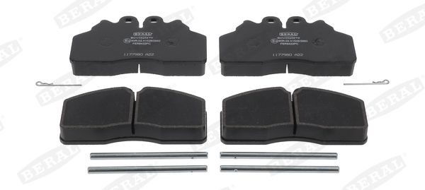 BERAL Pastilhas de travão BCV29256TK Pastilha de travão BERAL VECTRA BCV29256TK baratos
