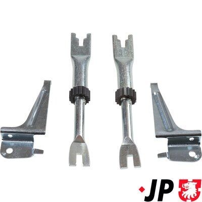 JP GROUP Kit dispositivo di registrazione, freno a tamburo 3365000110 3365000110 Kit di accessori per ganasce freno RENAULT CLIO JP GROUP costo