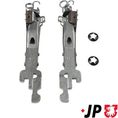 JP GROUP Etterjusteringssett, trommelbrems 4365000210 JP GROUP 4365000210 Tilbehørsett bremsesko Fiat 500 Cabrio pris