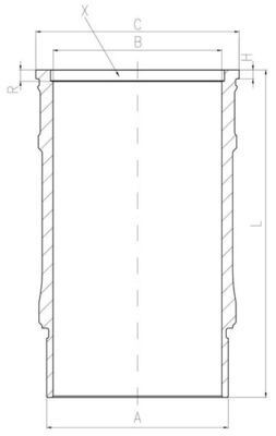 MAHLE Camisa de cilindro 001 LW 00143 001 MAHLE 001 LW 00143 001 Camisas dos cilindros Mercedes C218 baratos